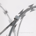 Galvanized razer barbed wire